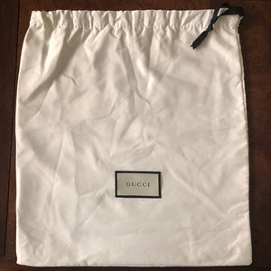 100% authentic Satin Gucci dust bag one
